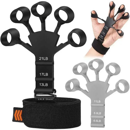 Fitvexa Hand Grip Strengthener – Griffkraft, Finger- & Unterarmtraining | 6 Widerstandsstufen Fitvexa